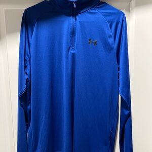 Under Armour Blue Long Sleeve Golf Pullover